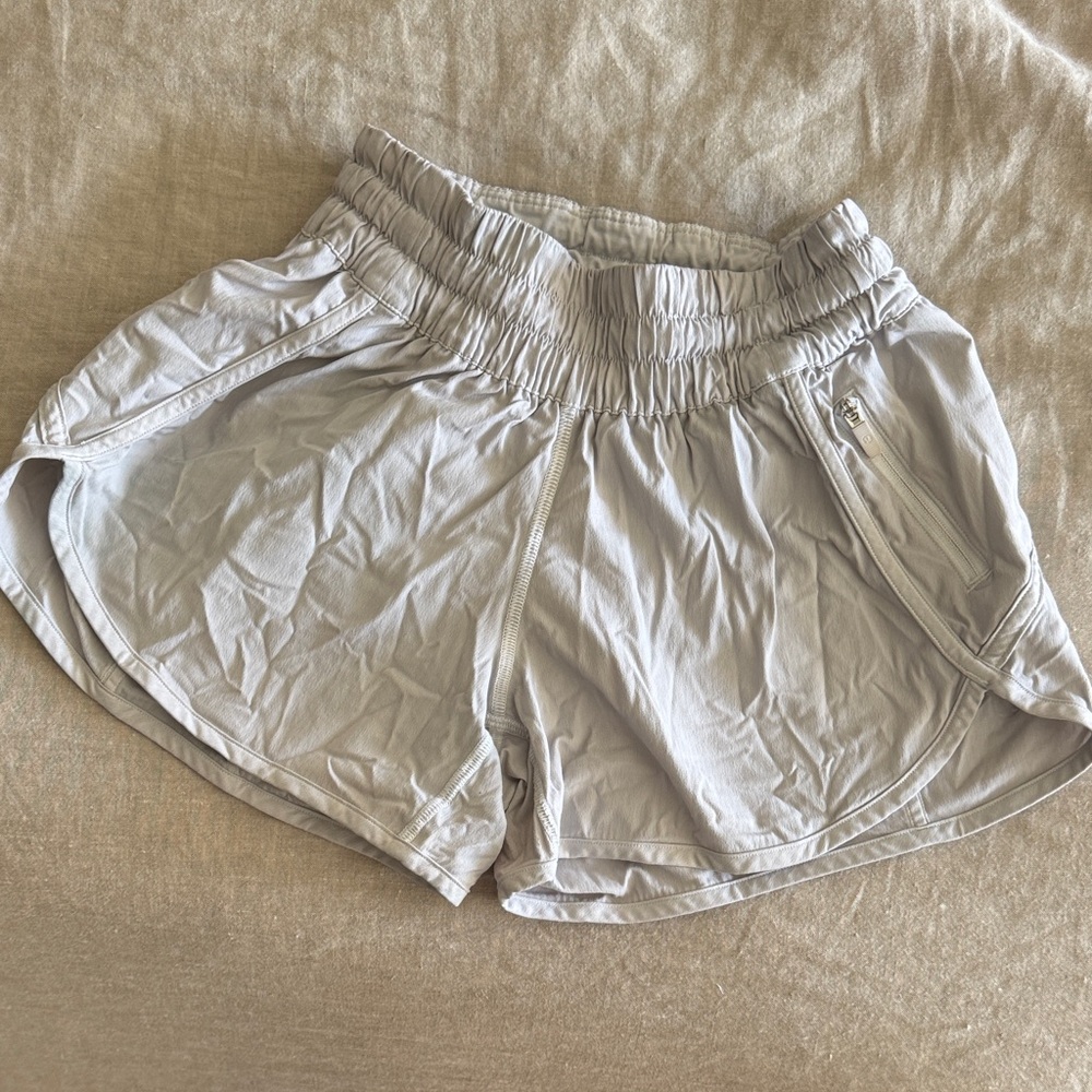 lululemon athletica Light Gray Athletic Shorts